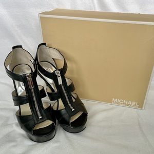 Black Michael Kors Platform Heels